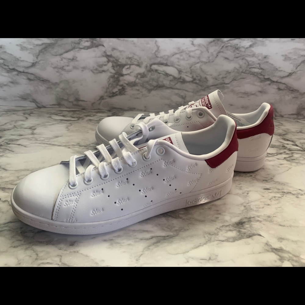 Original Adidas Stan Smith Shoes (Maroon)